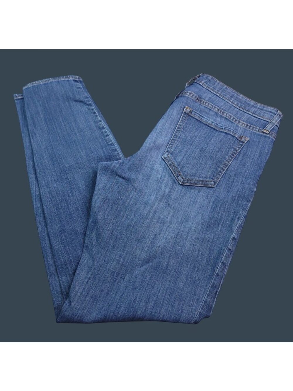 Gap Womens Leggings Skinny Jeans 8 Mid-Rise Medium Wash Stretch Pockets